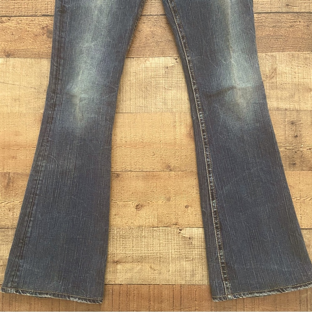 1921 Western Glove Flare JEANS, Cute Western Details - Picture 4 of 14